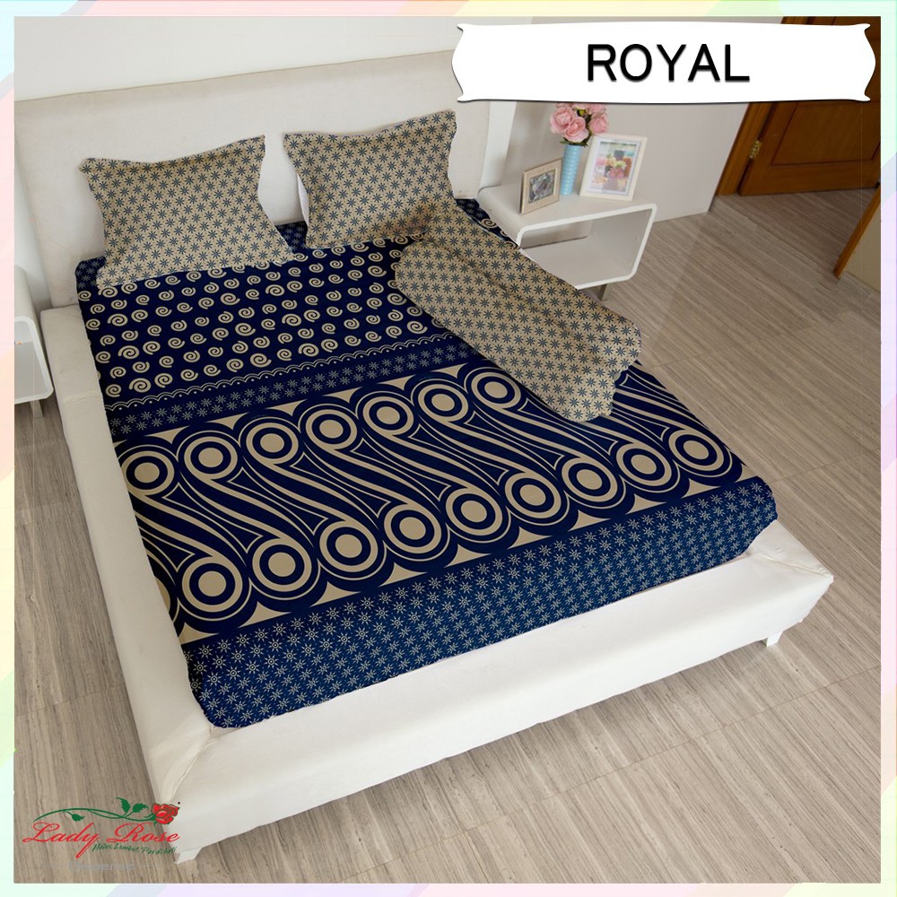 Lady Rose - Sprei Lady Rose Extra King B2 200x200, Queen B4 160x200 cm - Royal