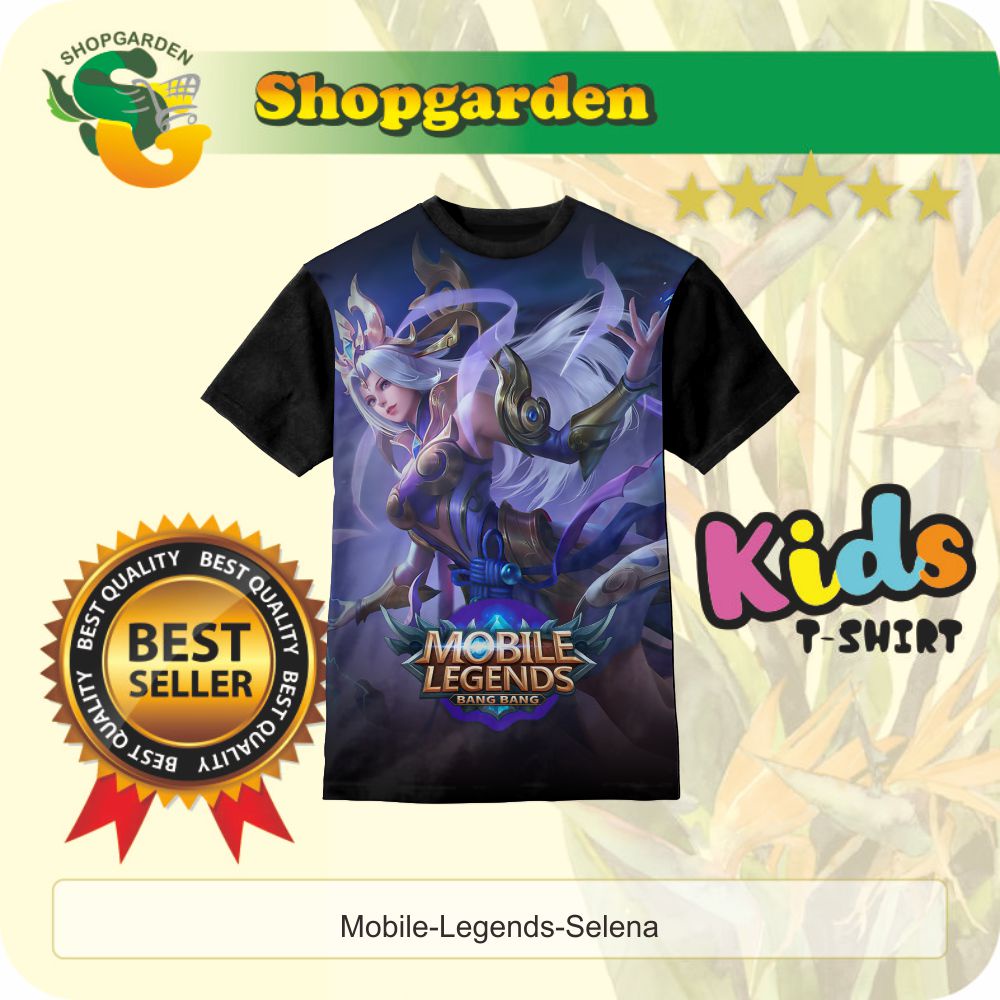 Kaos Anak Mobile Legends Selena Kaos Anak Laki-Laki Dan Perempuan | SHOPGARDEN