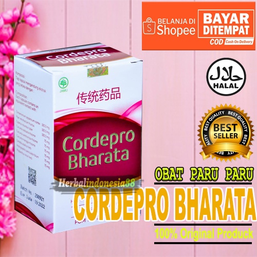 CORDEPRO BHARATA HERBAL ORIGINAL - OBAT UNTUK PARU-PARU - CORDEPRO BHARATA DIJAMIN AMPUH DAN BPOM