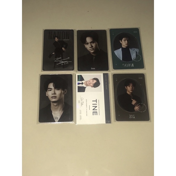 WIN NANON PHUWIN MIX TINE SIGNATURE SERIES 2GETHER NAME CARD CLOSE UP SIGN FRAME GMMTV