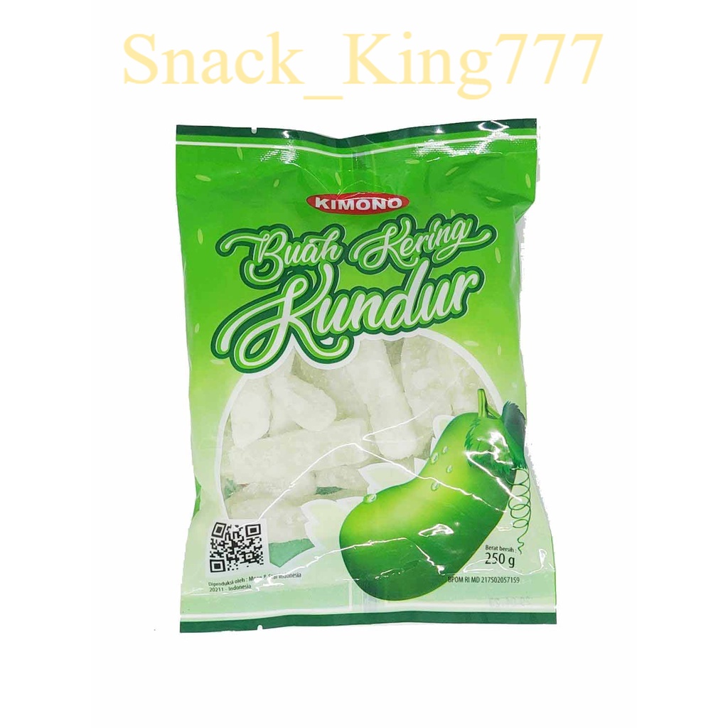 

KIMONO MANISAN BUAH KUNDUR/GULAKUNDUR/WINTER MELON/TANGKWA 250GR MEDAN
