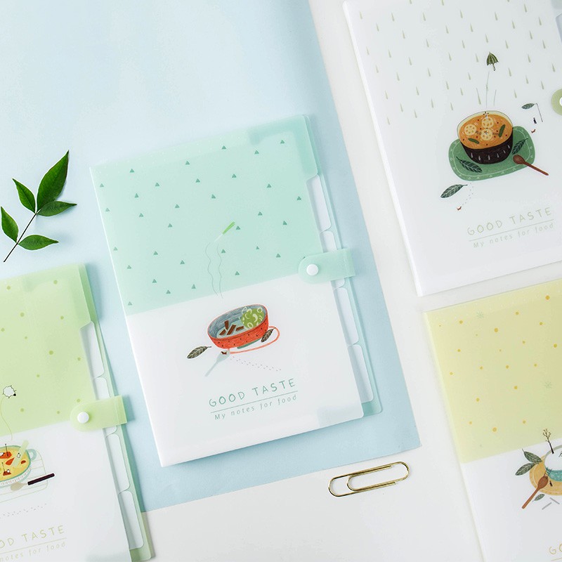 

Good Taste Food 5 Pockets File Folder