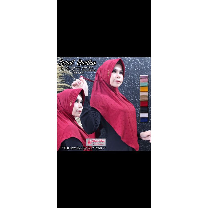 hijab serut berta by doi