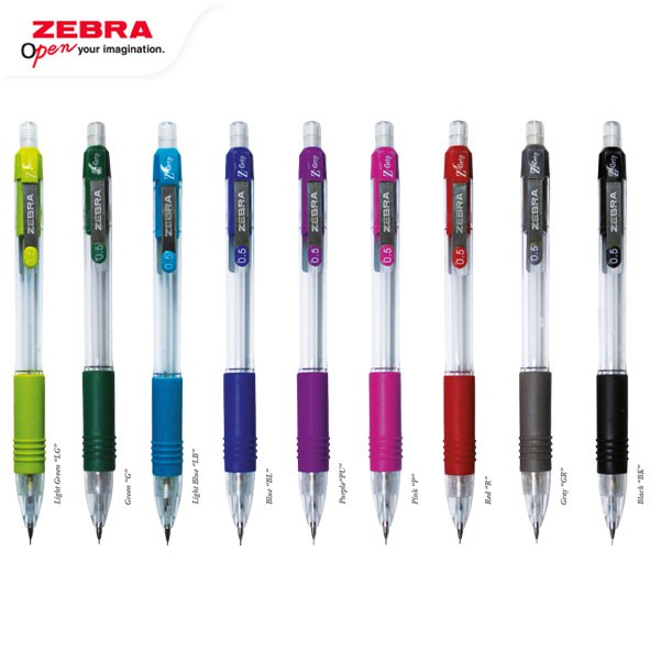 

ZEBRA MP-052 Pensil Mekanik 0.5mm Bahan Metal Clip Mechanical Pencil