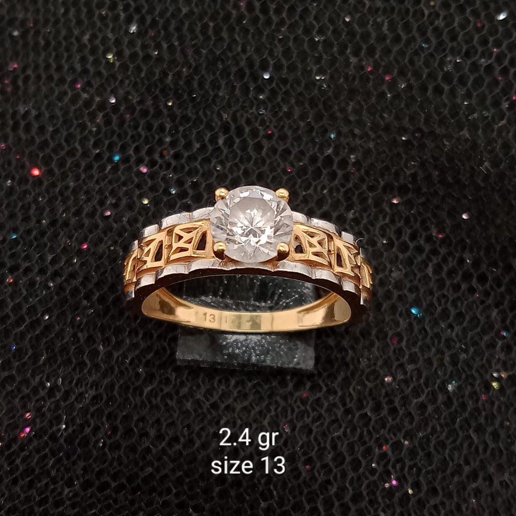 Cincin Emas 17K - 2.4 gr Kadar 750 - 14