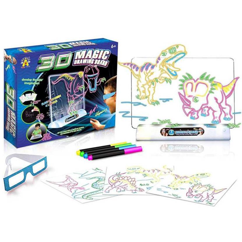 

Magic Drawing Board 3D - Papan Tulis Ajaib Lampu Led J-Klikmy Buru Order