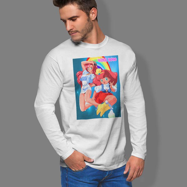 Tshirt Magical Princess Minky Momo Kaos Tangan Panjang