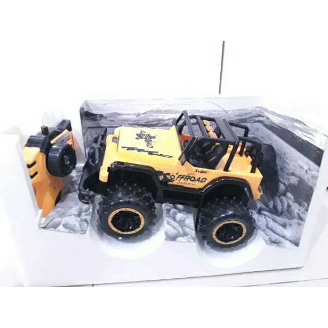 R/C Mobil Jeep Offroad Skala 1/14 Mainan Anak Remot Control