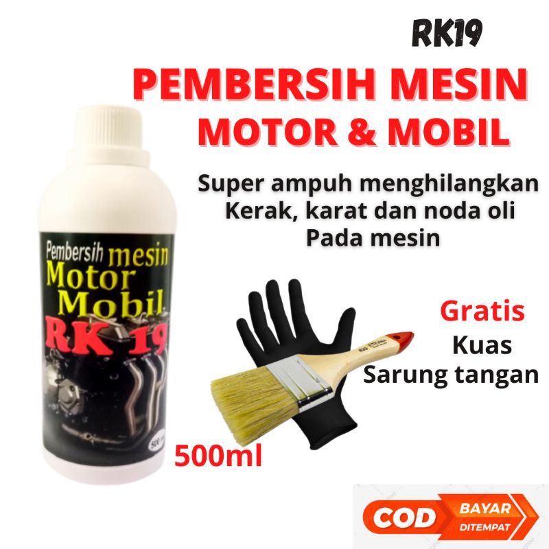 PEMBERSIH KERAK / KARAT BLOK MESIN MOTOR MOBIL - ENGINE DEGREASER PENGHILANG KARAT MINYAK OLI DAN RUANG MESIN 500 ml