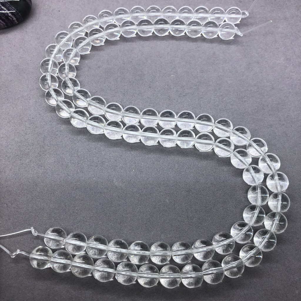 White Quartz Crystal Beads 6-10Mm