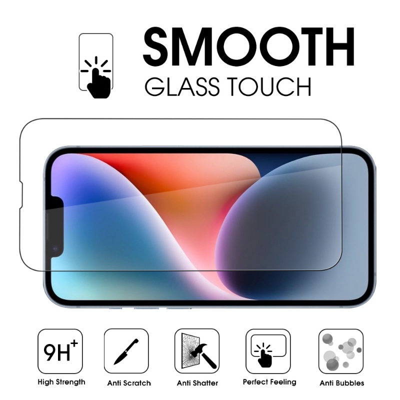 Pelindung Layar Tempered Glass Full Cover Anti Gores / Pecah Untuk iPhone 14 / 14 Plus / 14 Pro / 14 Pro Max