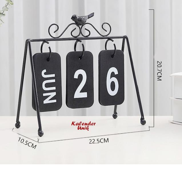 

✺ Kalender Unik MERPATI, Model Gantung, tanpa batas, cocok utk kado / hadiah ◘