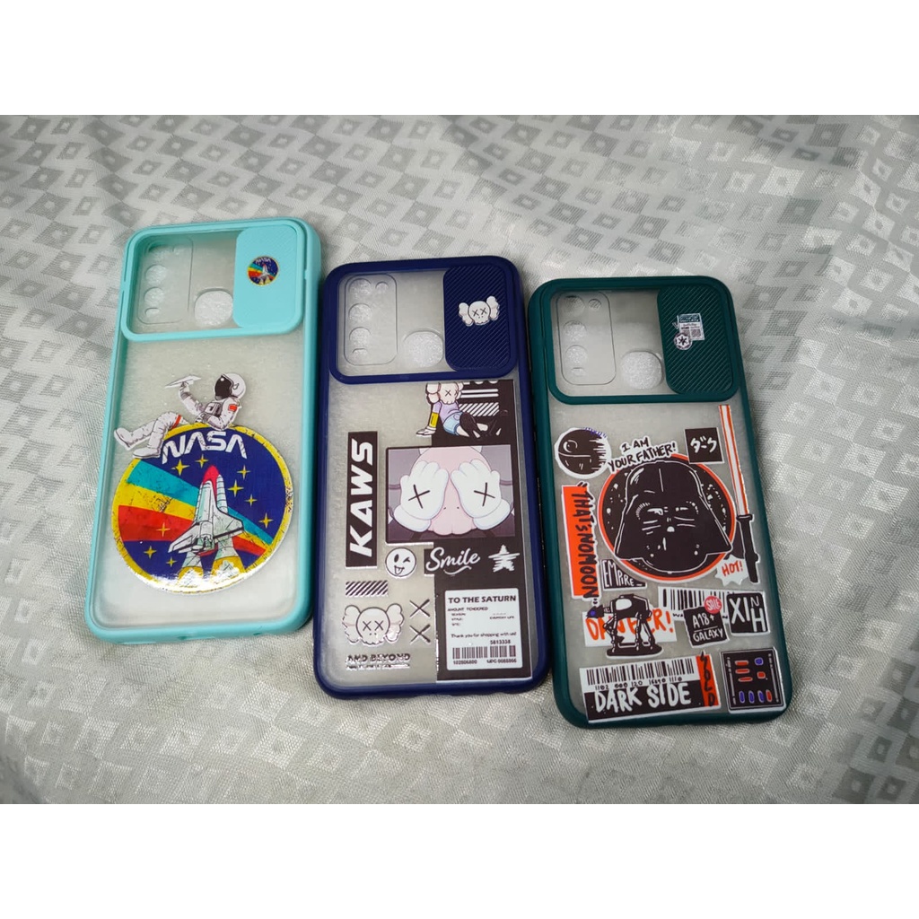 CASE SLIDE PROTECT CAMERA KARAKTER FOR SAMSUNG A02S