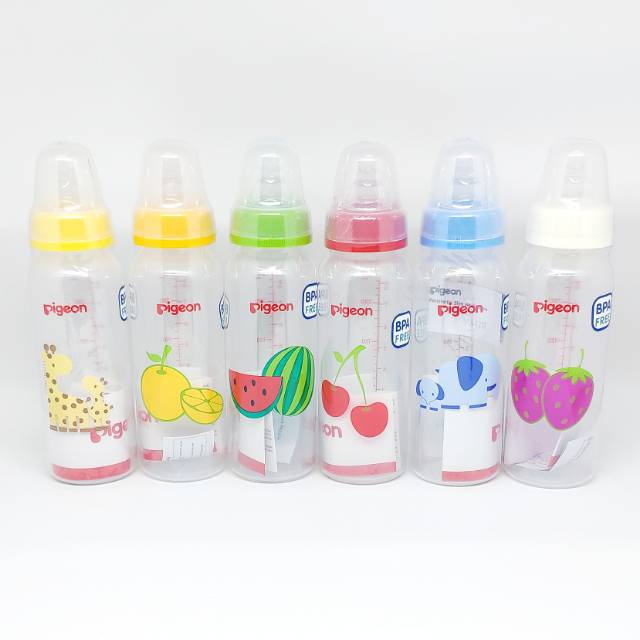 Botol Susu Asi Bayi Pigeon PP RP Peristaltic Peristaltik Nipple Standart MM 50 ML ,120 ML &amp; 240 ML