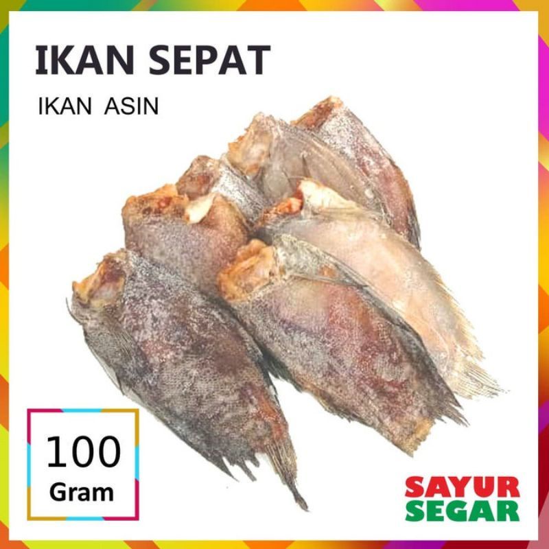 

100 gram ikan asin sepat