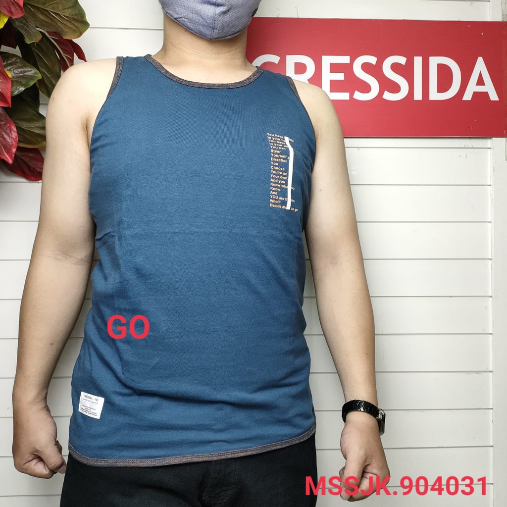 gos  CRESSIDA SINGLET PRIA Pakaian Pria Pakaian Kaos Dalam Cressida Singlet Original