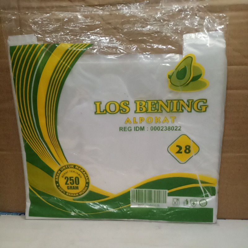 Kantong Plastik Kresek Los Bening Alpokat 28 250 gram