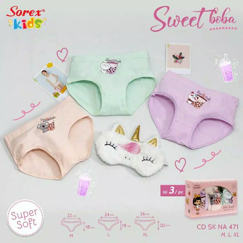 Cd Anak Sorex NA 471 Original | Celana Dalam Anak Super Soft