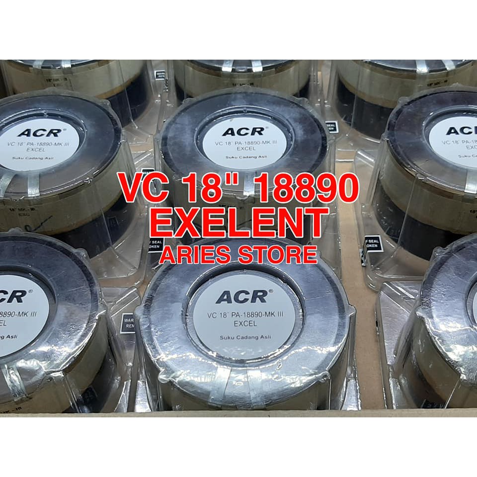 VOICE COIL 18 18890 ACR EXELLENT SPUL ACR 18890