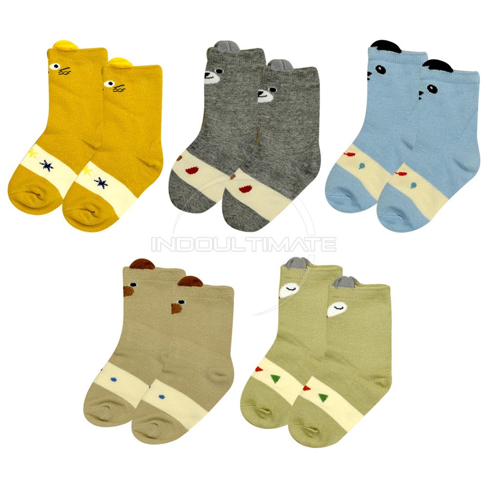 KIDS SOCKS 1Pcs Kaos Kaki Bayi Baby Socks KKA-023 [ 4 - 6 Thn ] Kaos Kaki Anak Kaos Kaki Balita Motif Random Alas Kaki Pelindung Kaki Kid Sock Anak Permpuan Anak Laki-Laki Foot Cover Kaus Kaki Kaos Kaki Sekolah