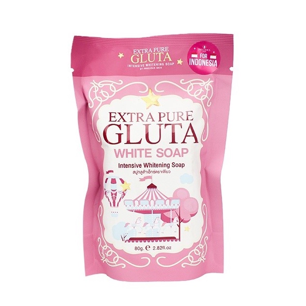 ✦SINAR✦ Precious Skin Extra Pure Gluta Whitening Soap - Intensive Whitening Soap | Sabun Pemutih Body &amp; Face 80g