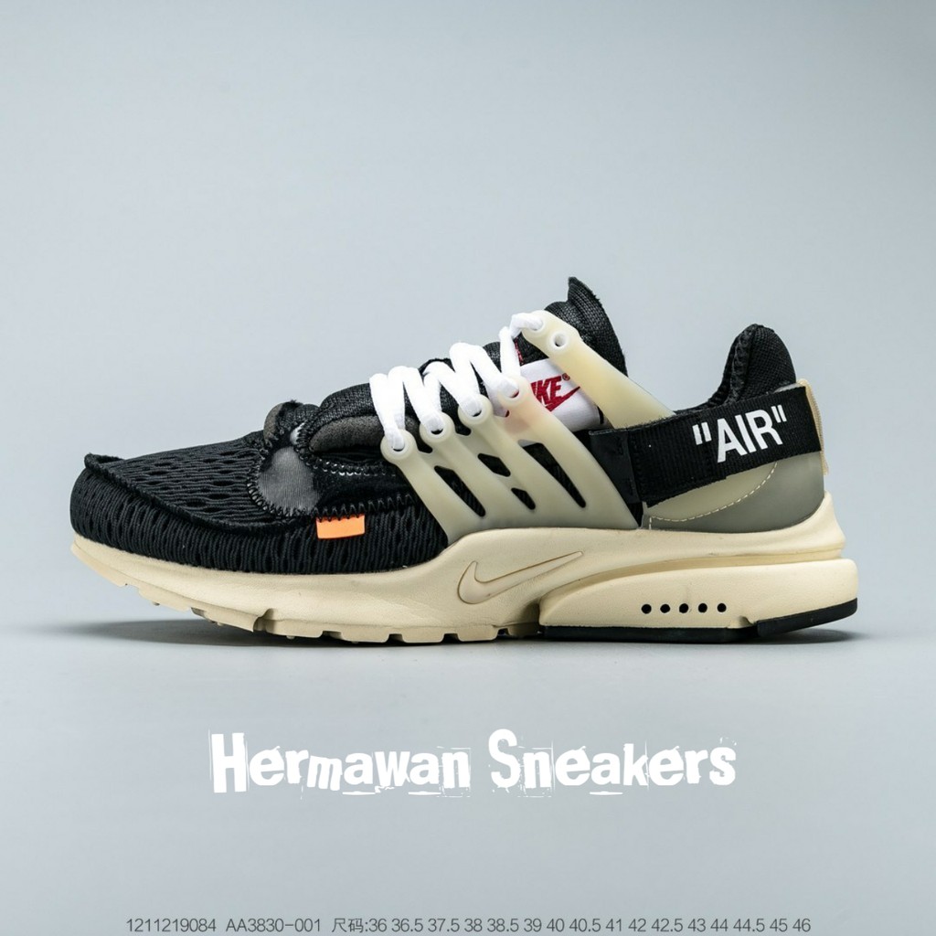 Nike Air Presto x Off White Black White premium quality