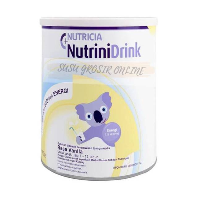 Nutrinidrink Powder 400gr Vanila - Susu Nutricia Nutrinidrink