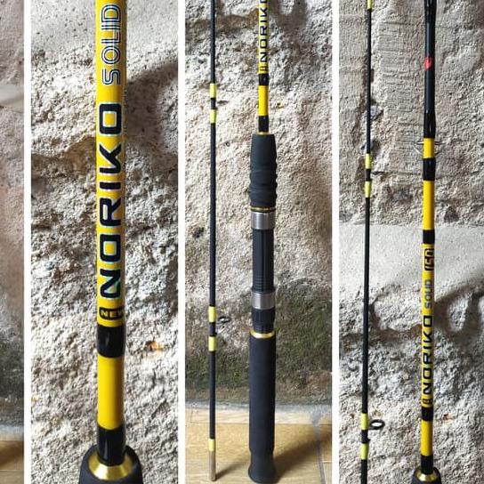 ♙ Joran Pancing Alat Pancing Joran Catfish Noriko Solid panjang 1,5 meter E7H8 ❃