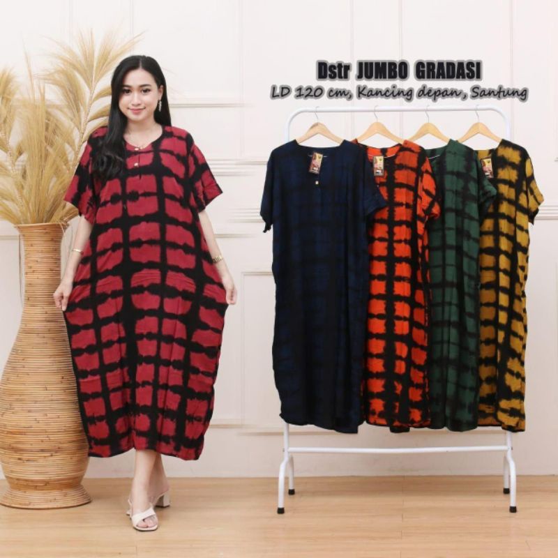 Daster Jumbo Ibu Hamil dan Menyusui | Daster Motif Kekinian Bahan Adem Berkualitas | Daster Batik