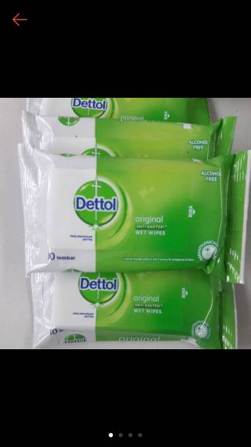 Tissue Basah Dettol Wet wifes original 10.