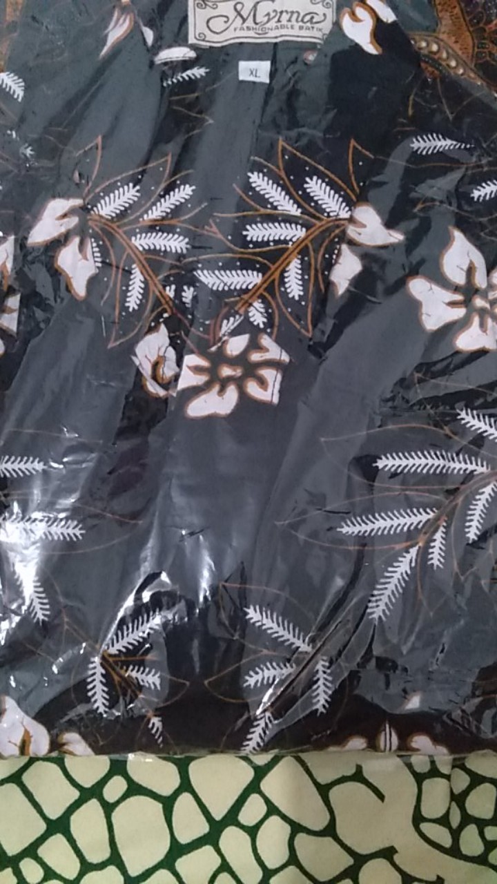 Batik Myrna - Kemeja Batik Pria Atasan Lengan Panjang Alang-alang