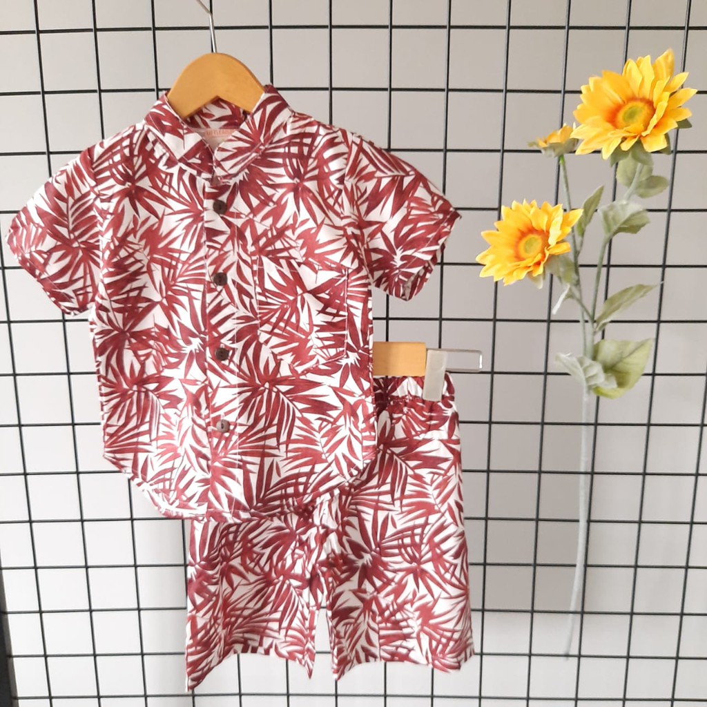  baju  pantai BAMBU  MAROON Shopee Indonesia