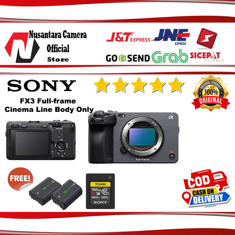 Sony FX3 Full-frame Cinema Line Body Only / Sony FX3 Cinema Line