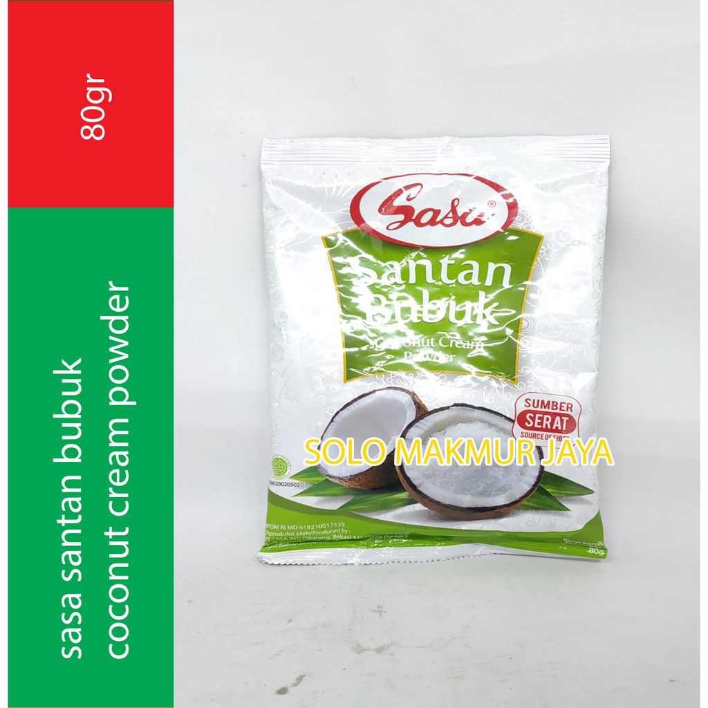 Sasa Santan Bubuk 80gr / Sasa Santan / Santan Instant