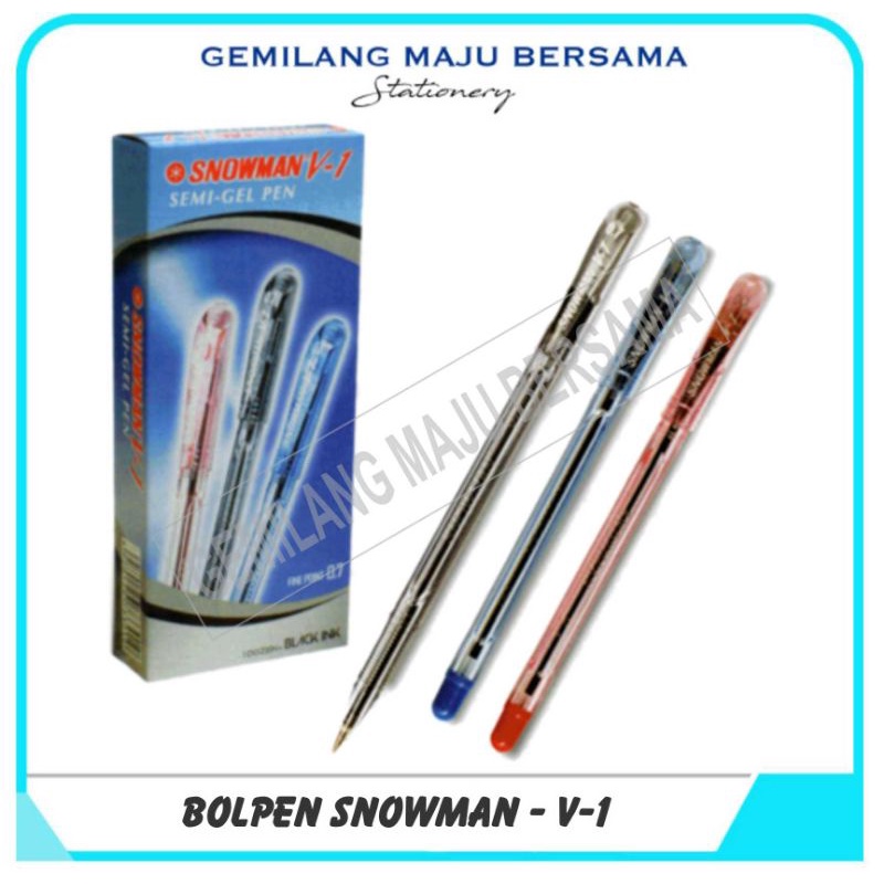

Bolpen / Bolpoin / Pen Snowman V-1 (Harga Per Lsn = 12 buah)