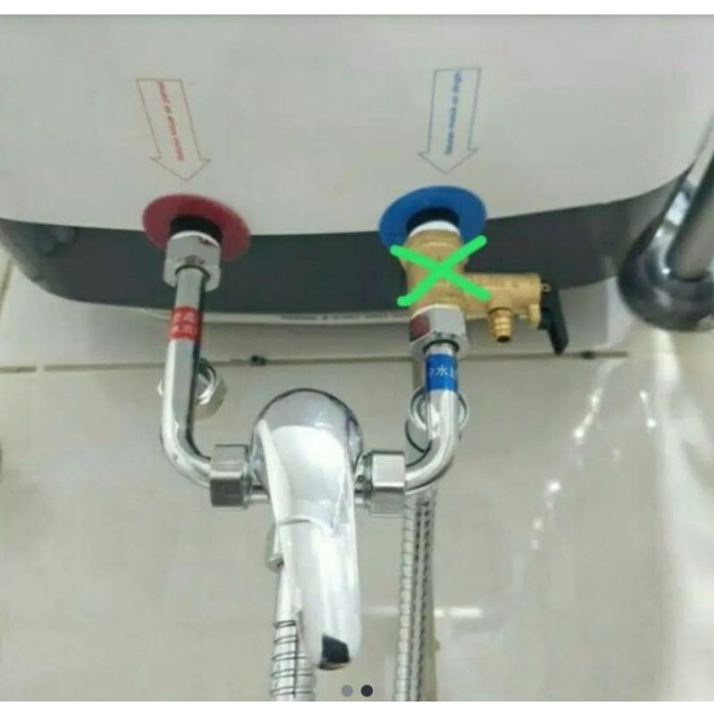 kran mini maxser water heater / kran mixer water heater