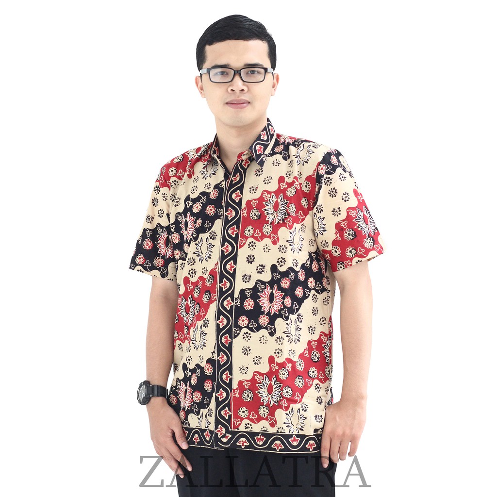 Model Baju Batik Pria Cap Asli Jambi - Zallatra P5