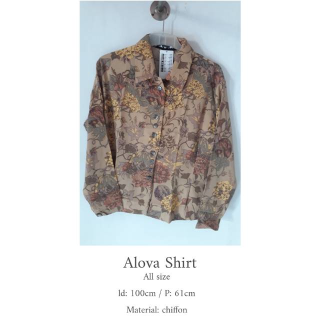 Alova Shirt - BAJU IMPORT FASHION KOREA BKK HIGH QUALITY HARGA GROSIR MURAH
