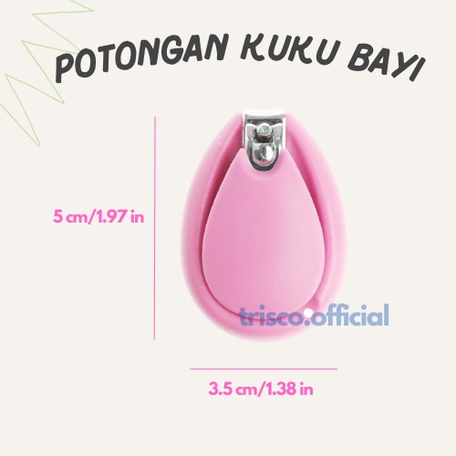 Trisco Potongan Kuku Bayi Gunting Kuku Bayi Nail Clipper Bayi Jombang