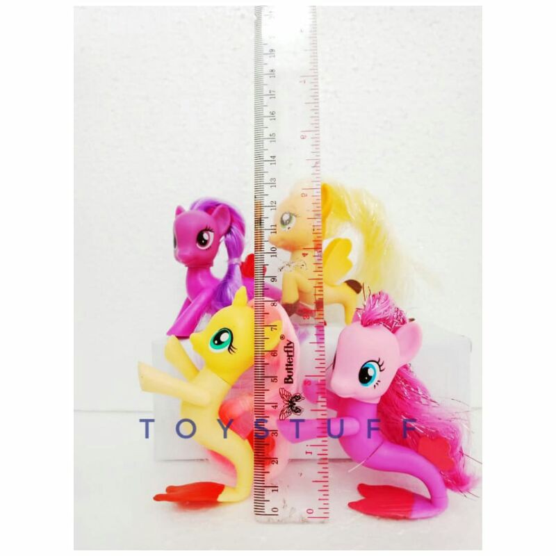 mainan action figure kuda pony my little pony duyung mermaid