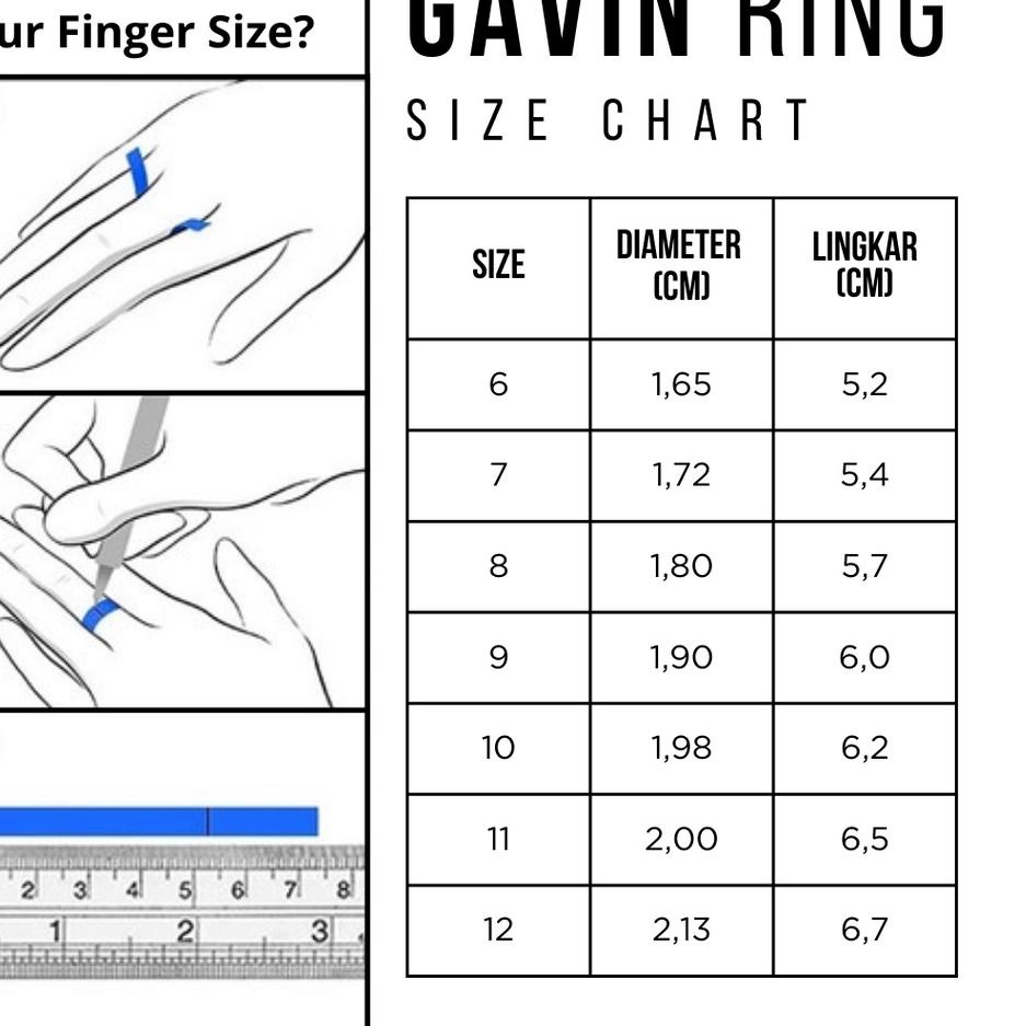 Terlaris.. GAVIN Ring Cincin Titanium Anti Karat Pria Wanita - Project 97
