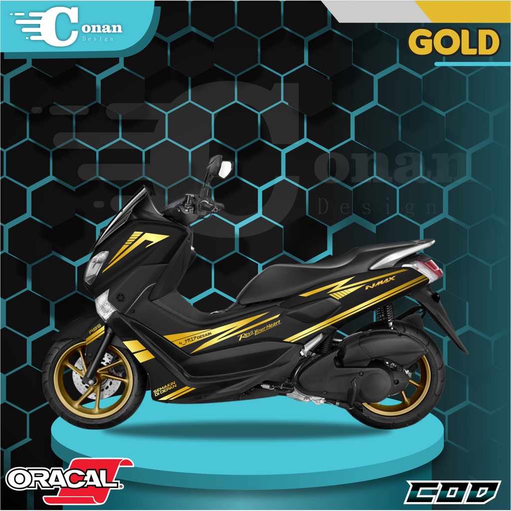 Aksesoris Motor Nmax Cutting Sticker Nmax Stiker Motor Nmax Striping Nmax 2019 All Nmax - NMxGS26