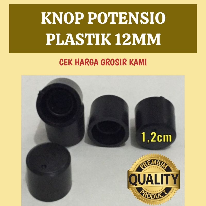 KNOP POTENSIO PLASTIK 12MM