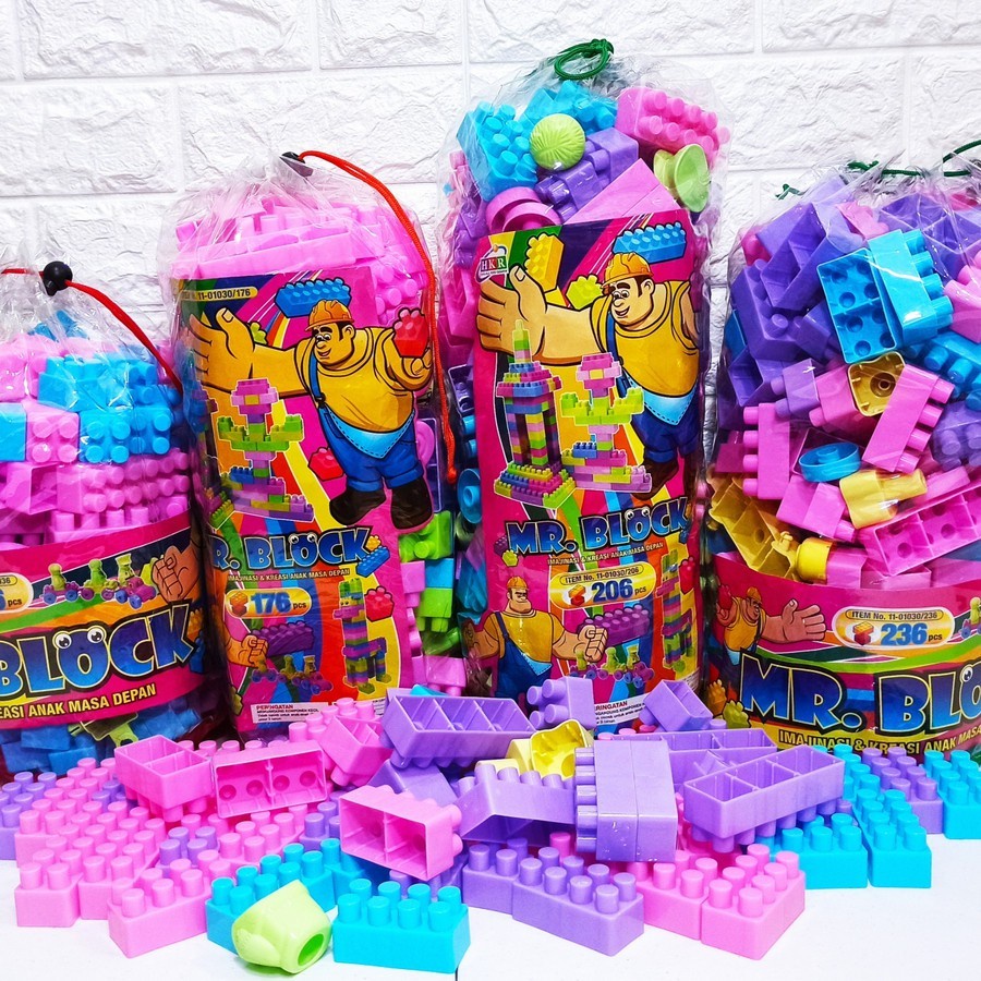 MAINAN BALOK SUSUN BLOCK ISI 406 PCS MAINAN EDUKASI SUSUN BALOK MAINAN EDUKATIF MR BLOCK ISI 456 PCS