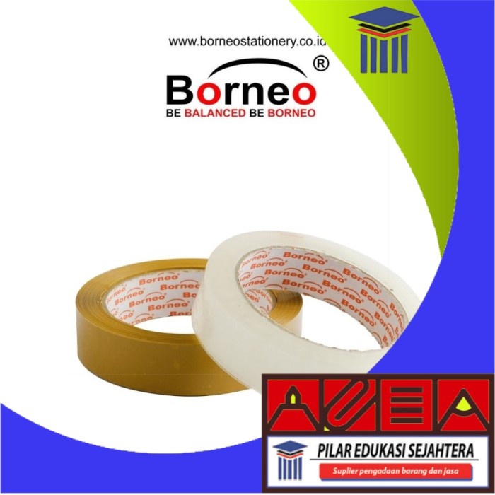 

OPP TAPE | PLAKBAN | LAKBAN BORNEO 24 MM X 90y MURAH