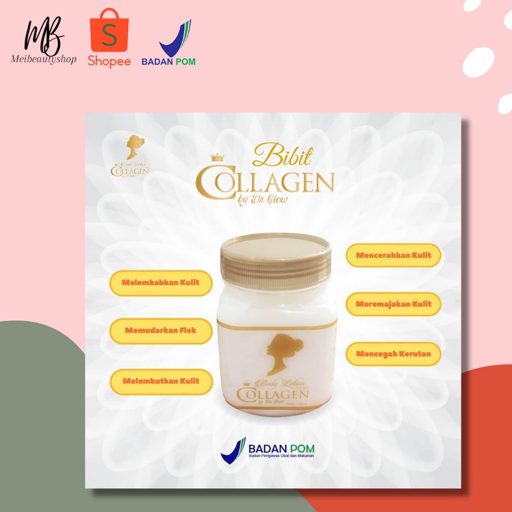 Mecca Anugrah Collagen Body Lotion by SYB Original 100% (Bitcol) | Pemutih Tubuh | Pelembab | BPOM