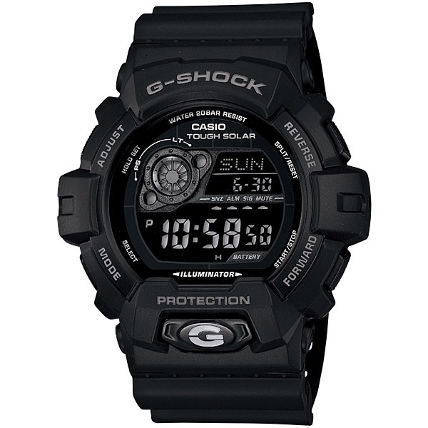 JAM TANGAN PRIA CASIO G-SHOCK GR-8900A-1 ORIGINAL - GSHOCK TOUGH SOLAR GR8900A HITAM