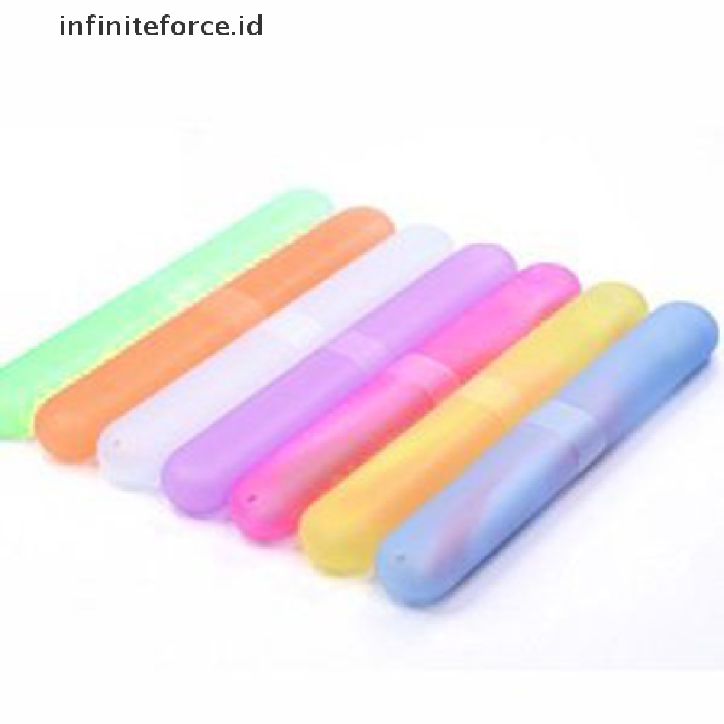 (Infiniteforce.Id) Case Pelindung Holder Sikat Gigi Portable Untuk Travel / Hiking / Camping