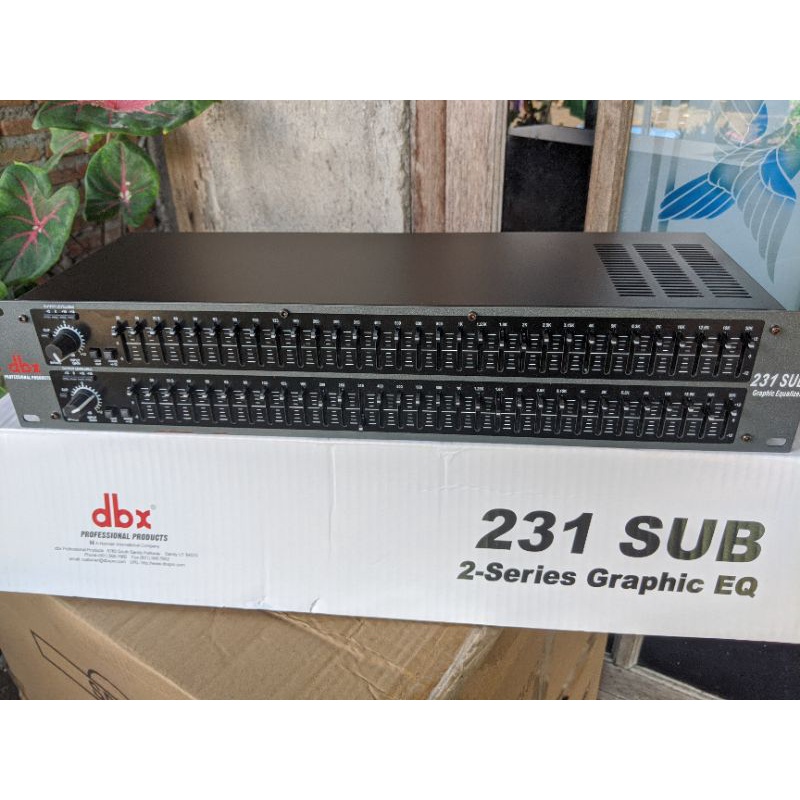 EQUALISER DBX 231 SUB