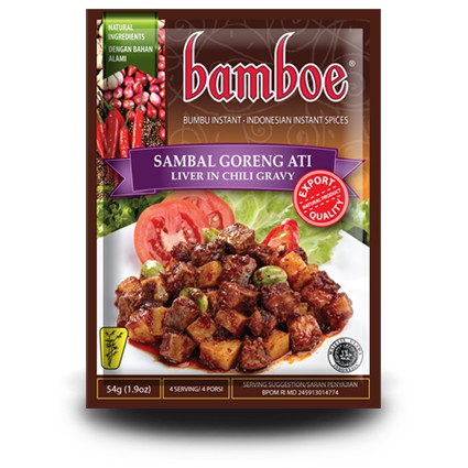 

Bumbu Bamboe Export Sambal Goreng Ati